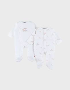 Lot de 2 pyjamas bébé jersey  - vertbaudet enfant