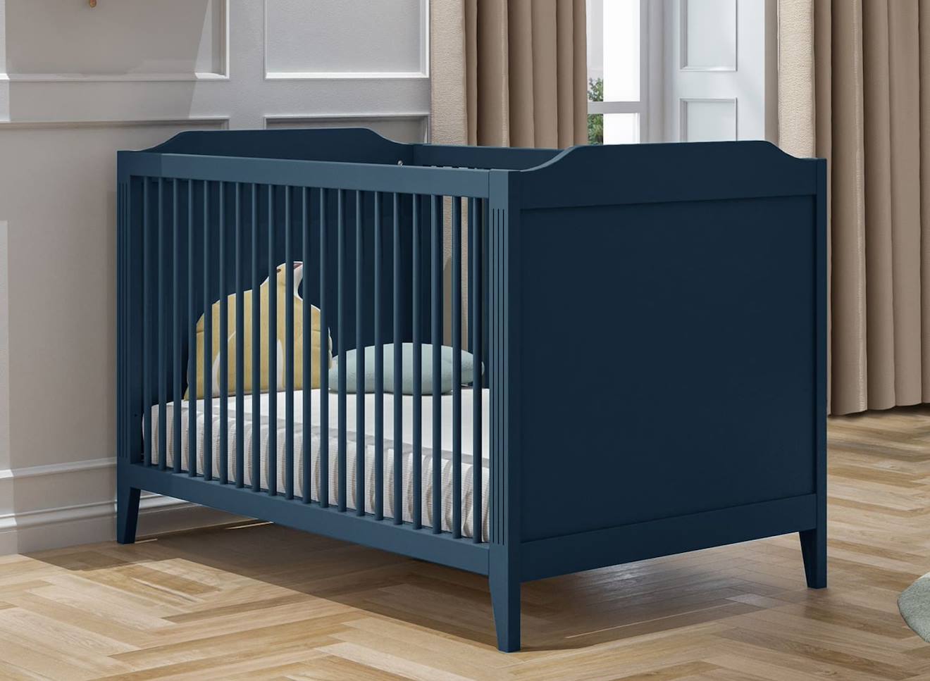 Lit Bébé Évolutif Héritage Bleu Prestige