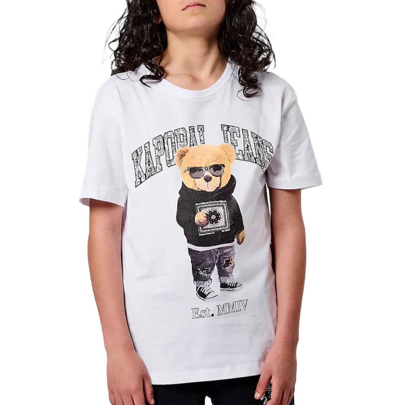 T-shirt Garçon Onour Blanc T-shirt Garçon Onour Blanc