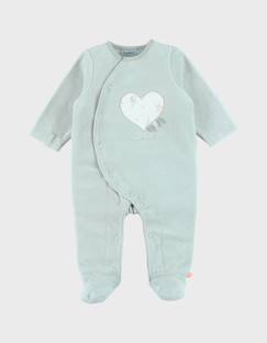 -Pyjama bébé velours brodé