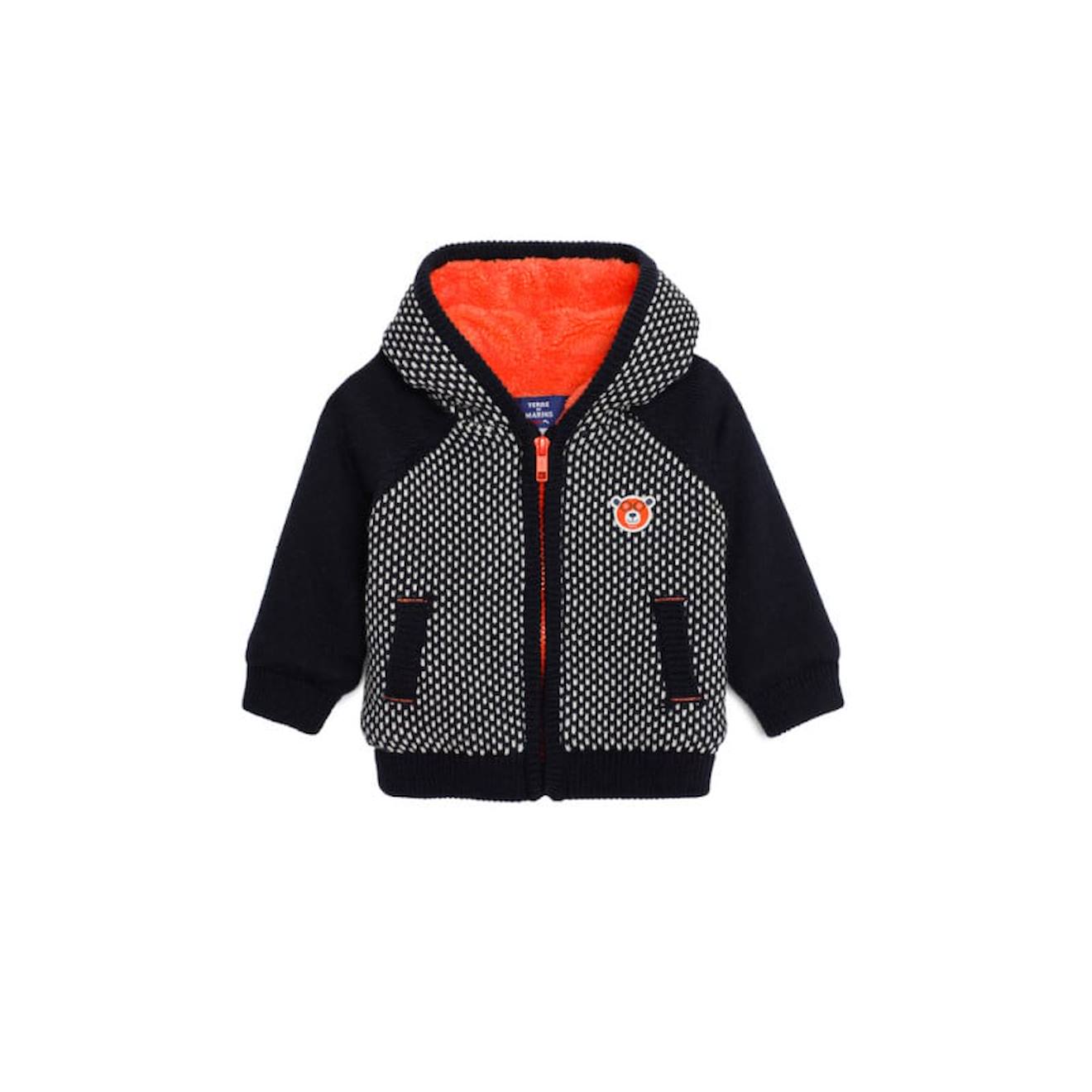 Gilet À Capuche Bébé Garçon Indigo Gilet À Capuche Bébé Garçon Indigo