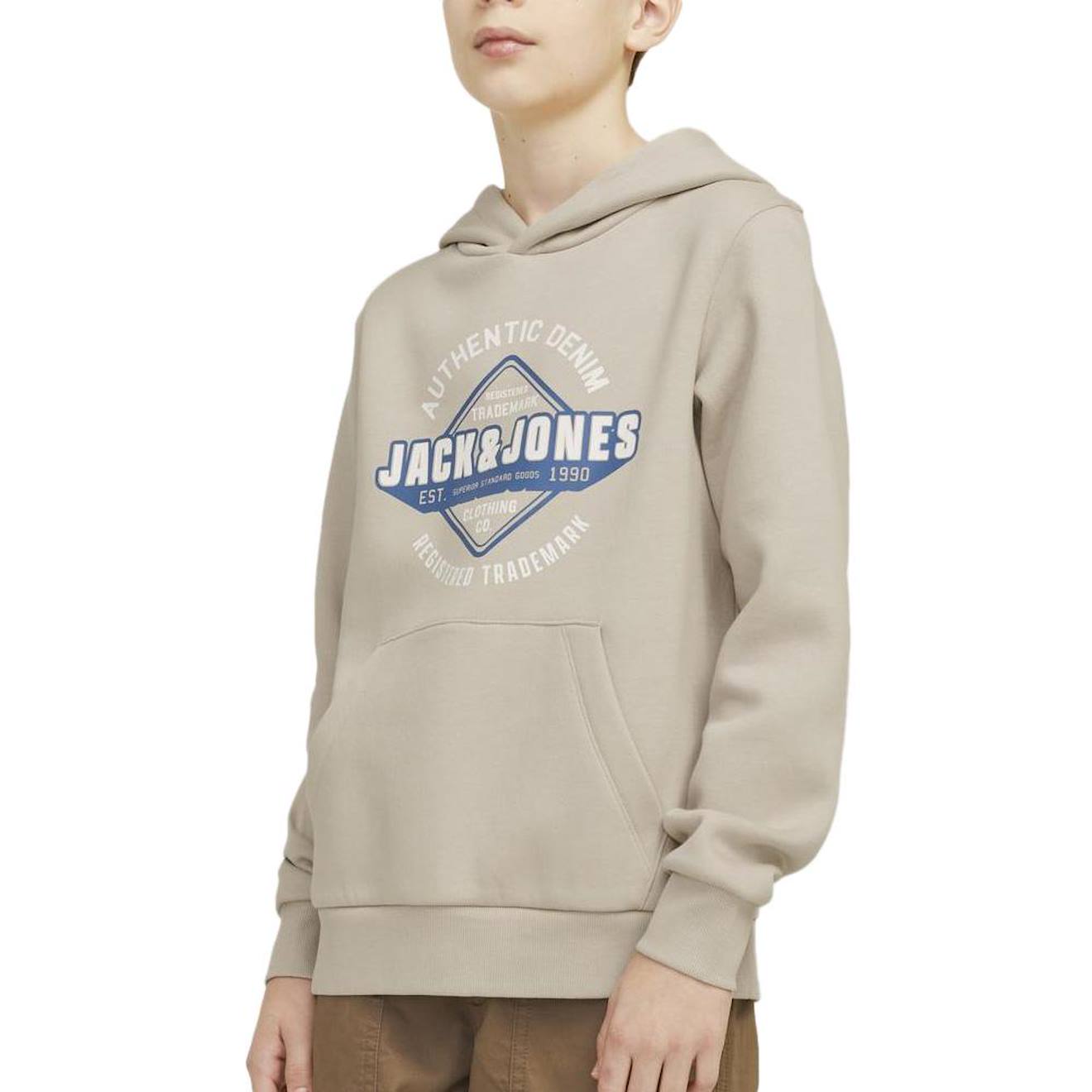 Sweat À Capuche Beige