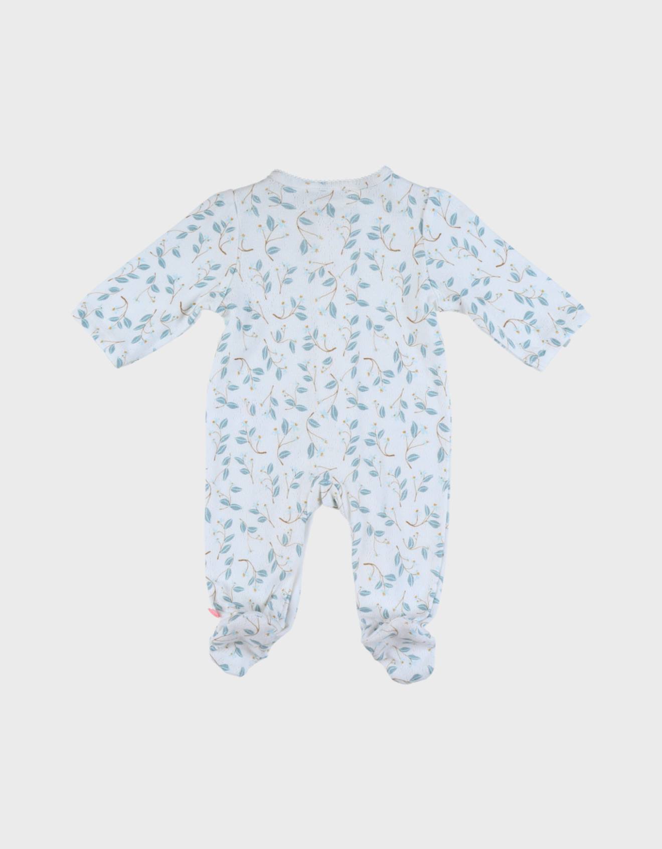 Pyjama Bébé Coton Imprimé Blanc