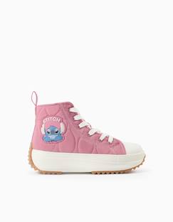 Baskets montantes matelassées avec imprimé stitch  - vertbaudet enfant