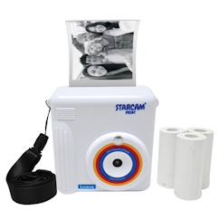 Jouet-Starcam® print, pack caméra avec imprimante instantanée, 3 rouleaux de papier et dragonne