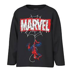 -Sweat noir garçon Spiderman