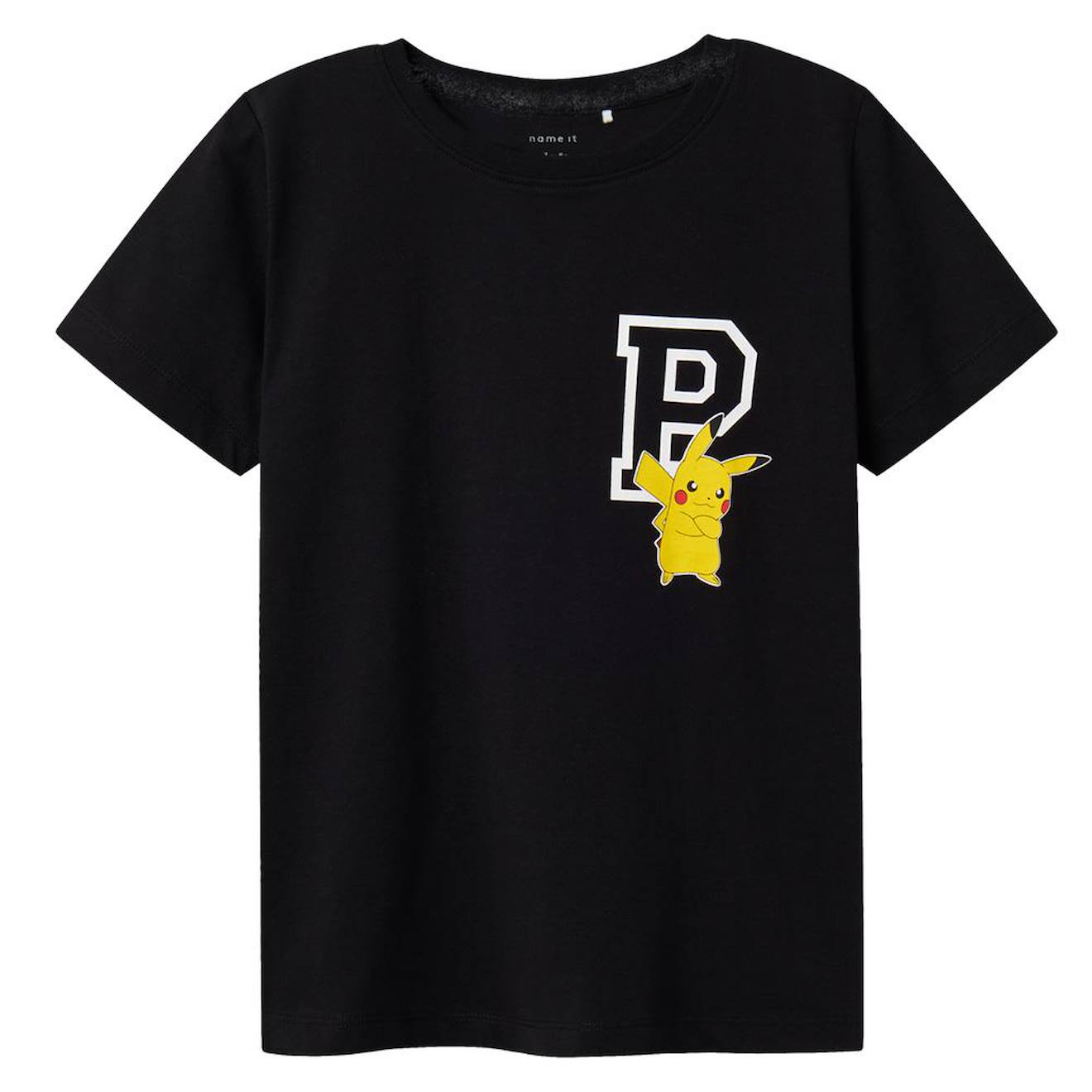 T-shirt garçon pokemon dex noir