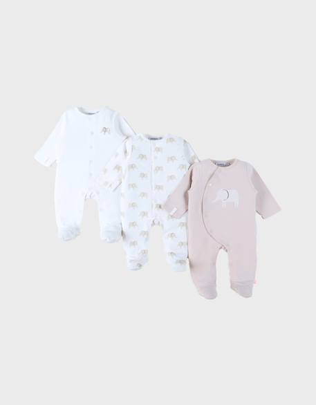 Bébé-Lot de 3 pyjamas bébé jersey