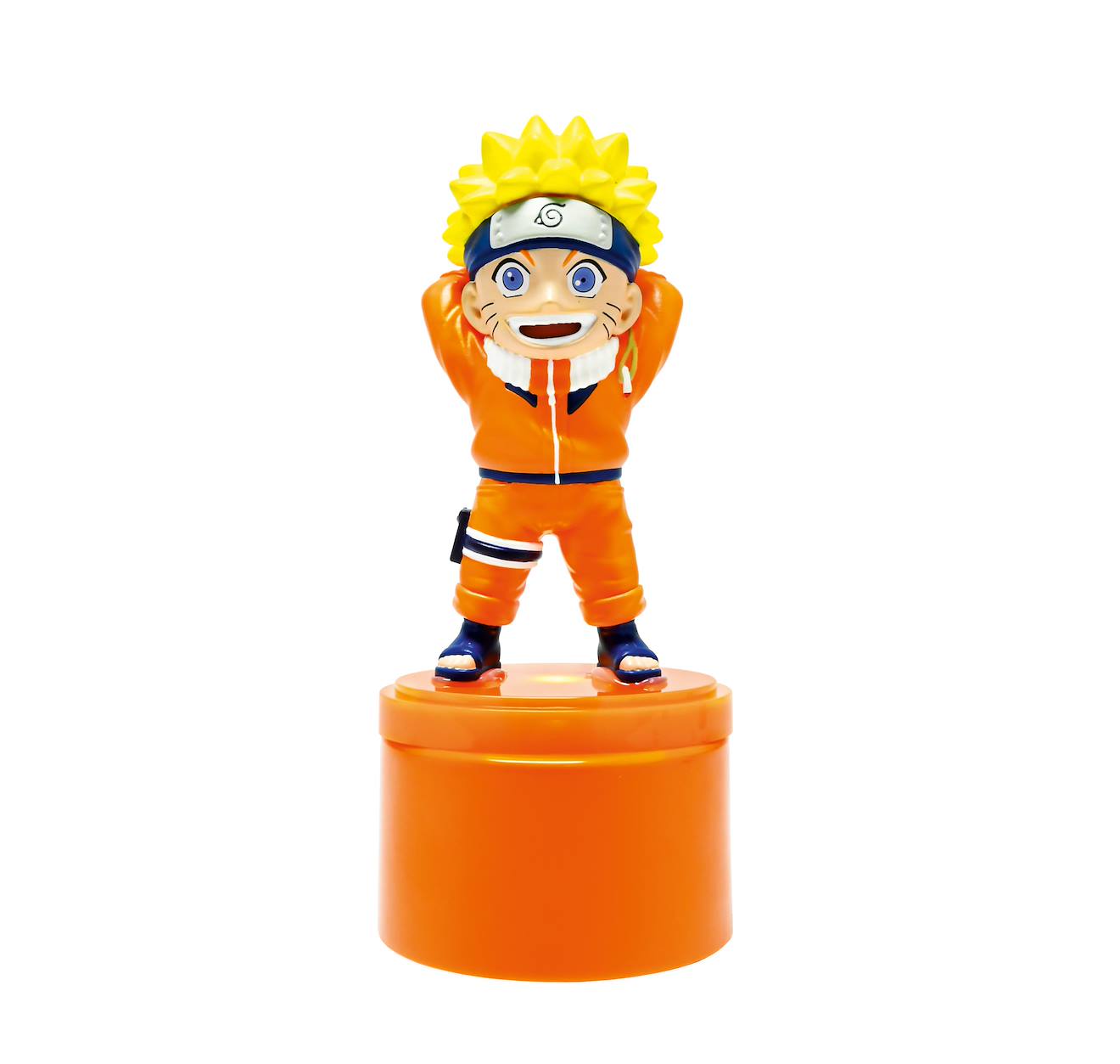 Veilleuse Naruto En 3d Avec Lumière Blanche Douce Orange