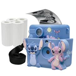 Jouet-Starcam® pack caméra avec imprimante instantanée Stitch, carte sd, 4 rouleaux de papier, dragonne