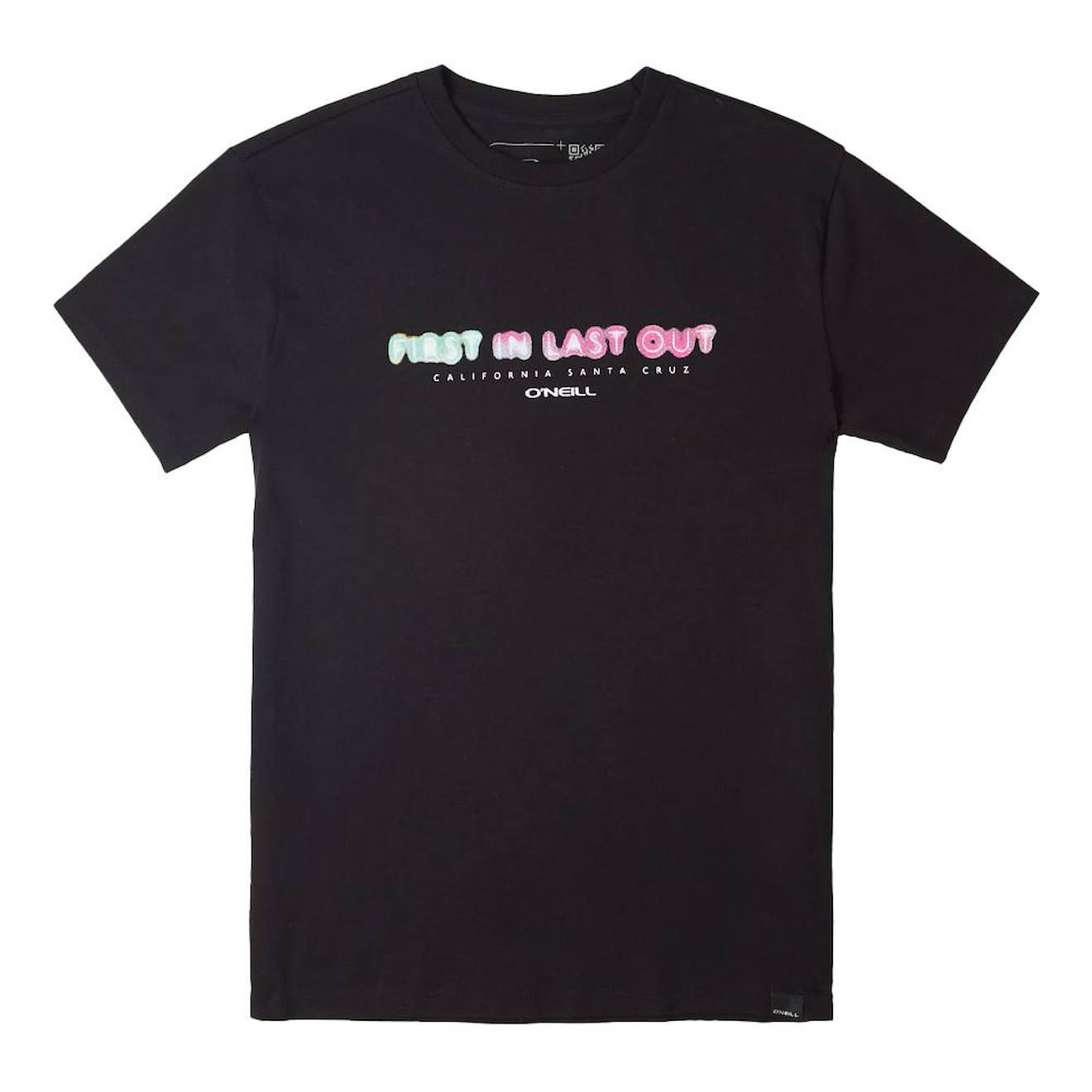 T-shirt Garçon Neon California Santa Cruz Noir
