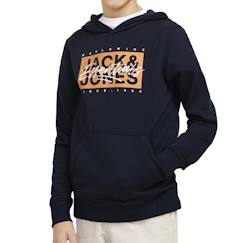 Sweat garçon à capuche colton  - vertbaudet enfant