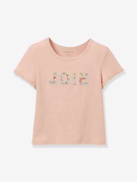 Fille-T-shirt, sous-pull-T-shirt-Tee shirt fille motif joie