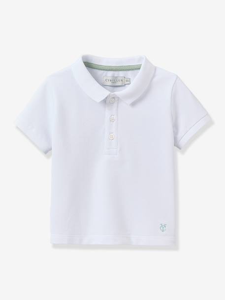 Bébé-T-shirt, sous-pull-Polo piqué uni bébé