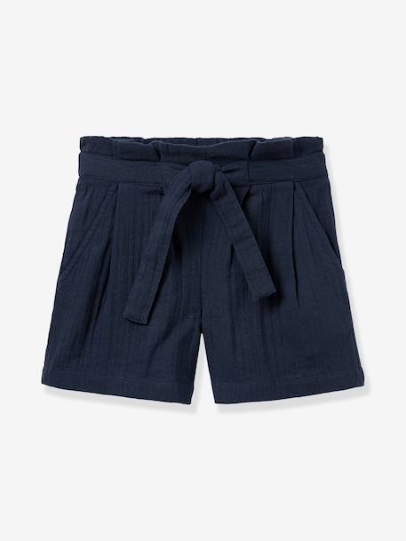 Short fille taille ceinturée  - vertbaudet enfant