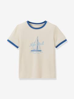 Tee-shirt à col contrasté garçon  - vertbaudet enfant