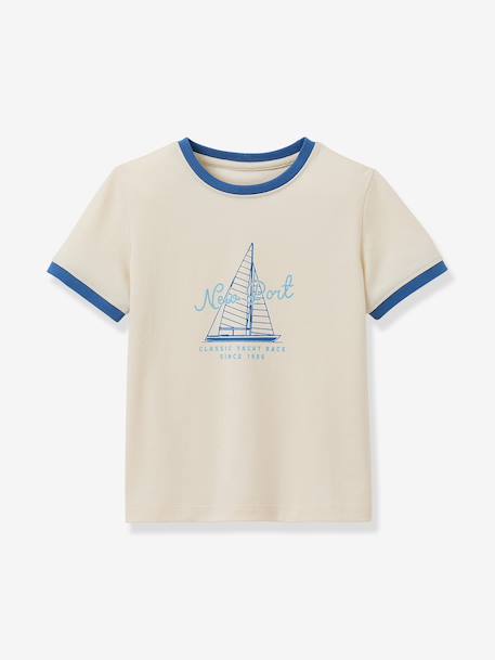 Tee-shirt à col contrasté garçon  - vertbaudet enfant
