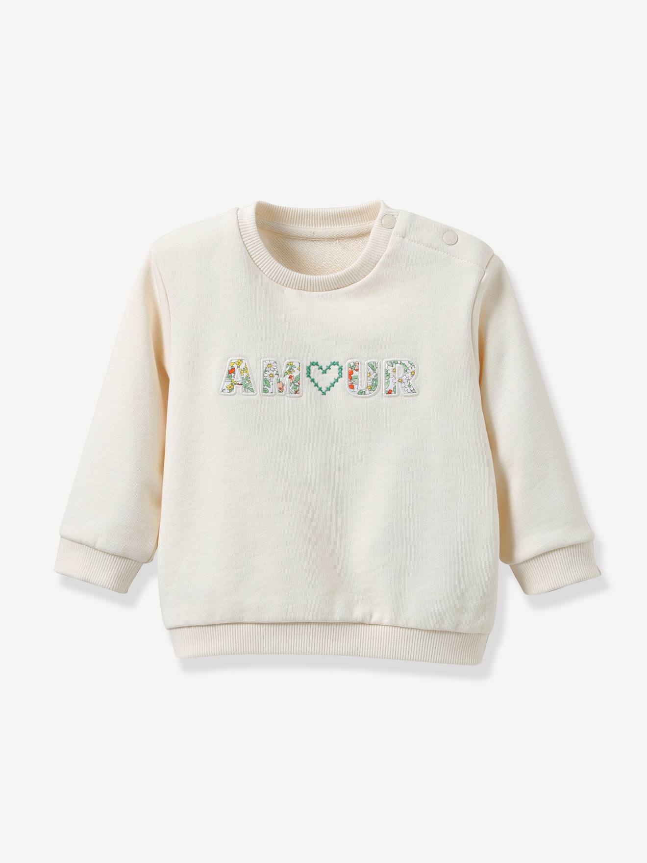 Sweat bébé vert clair