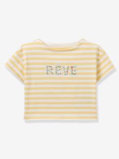 T-shirt rayé motif rêve fille  - vertbaudet enfant