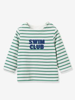 Tee shirt bébé rayé manches longues  - vertbaudet enfant