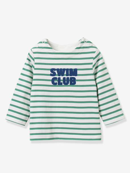 Bébé-T-shirt, sous-pull-Tee shirt bébé rayé manches longues