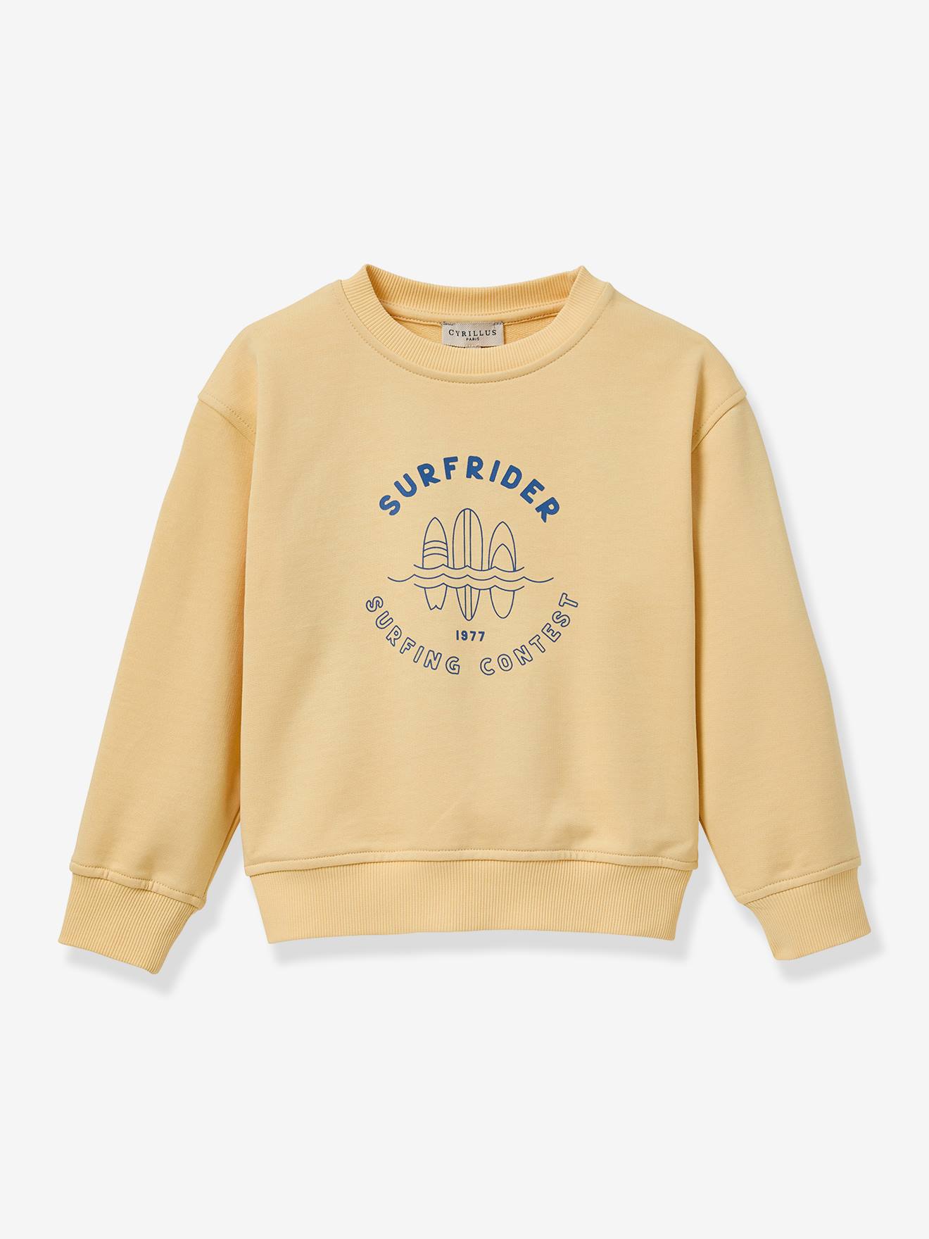 Sweat Surf Garçon Jaune
