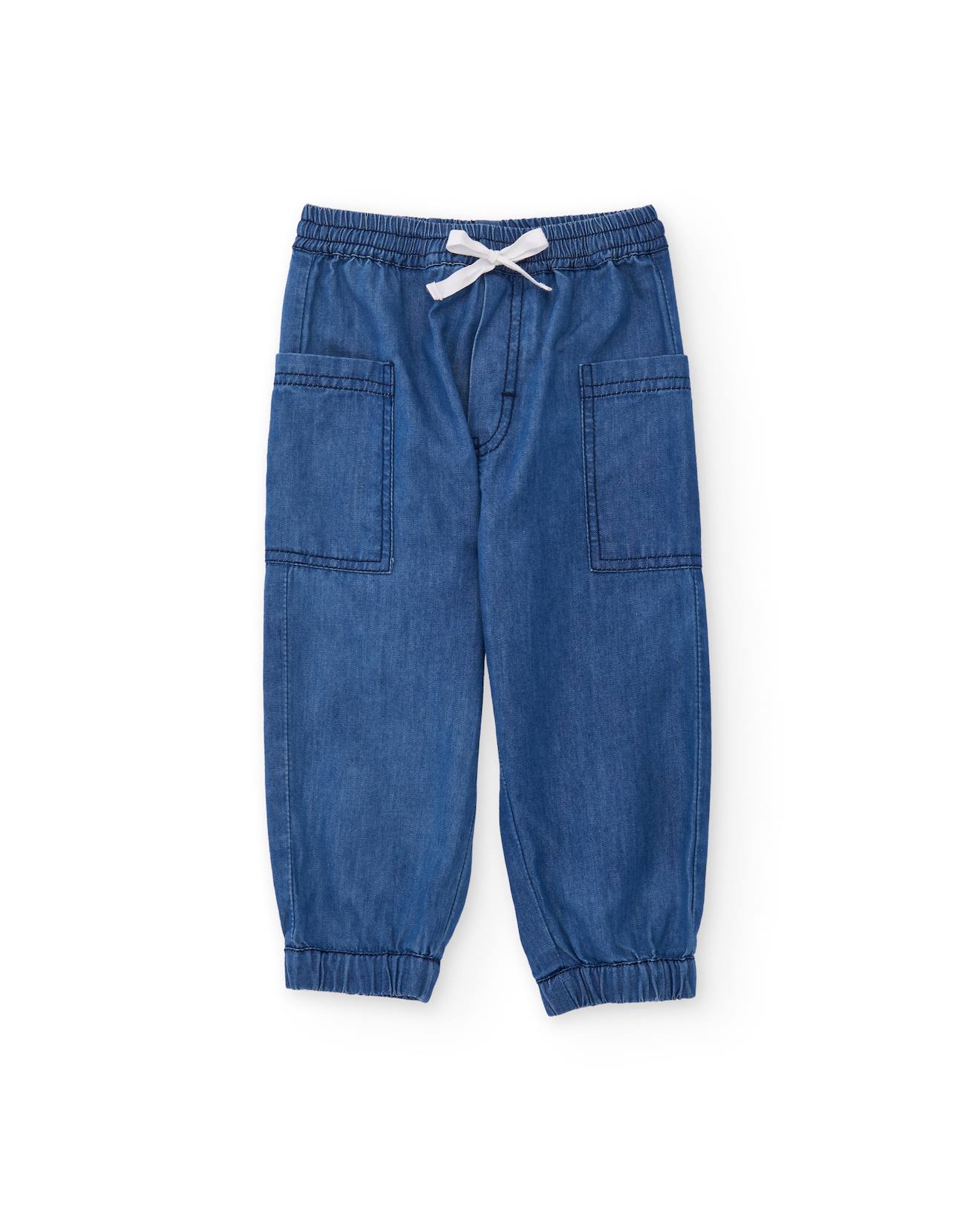 Pantalon Pour Garon En Toile Avec Denim Lger Bleu 18 €