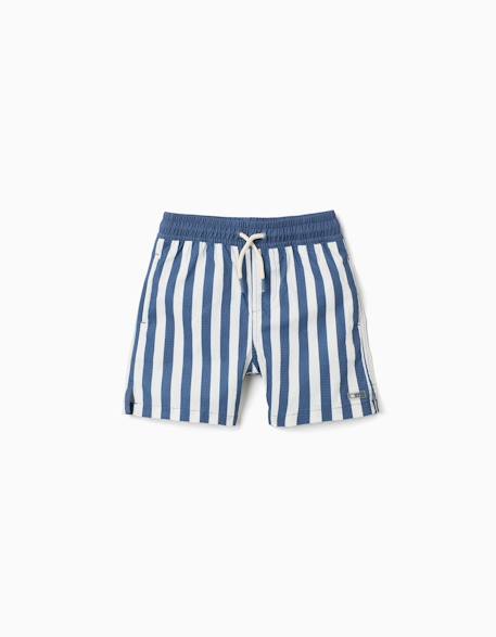 Garçon-Maillot de bain-Short de bain à rayures avec cordon de serrage you&me