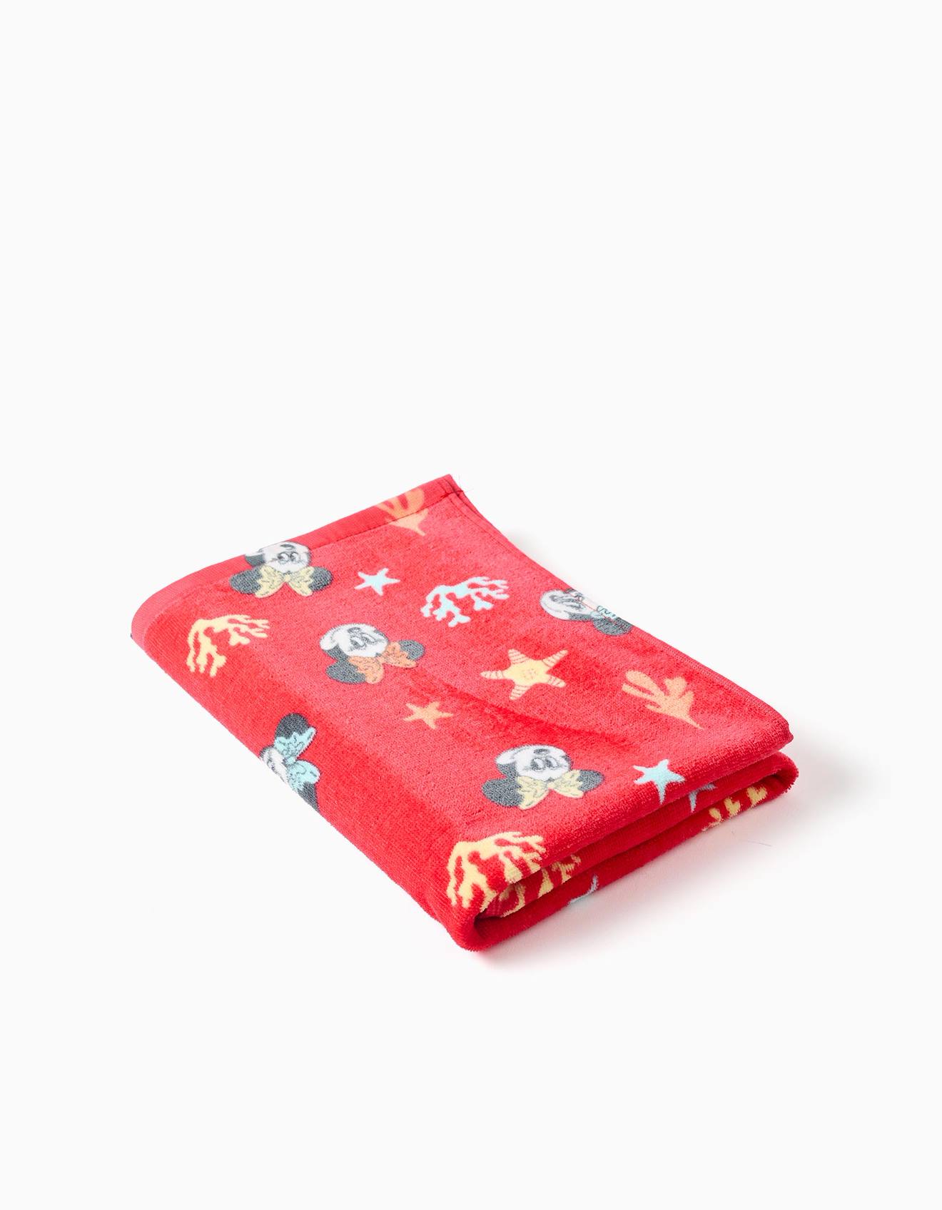 Serviette De Plage En Coton Avec Motif Minnie Rose 20 €