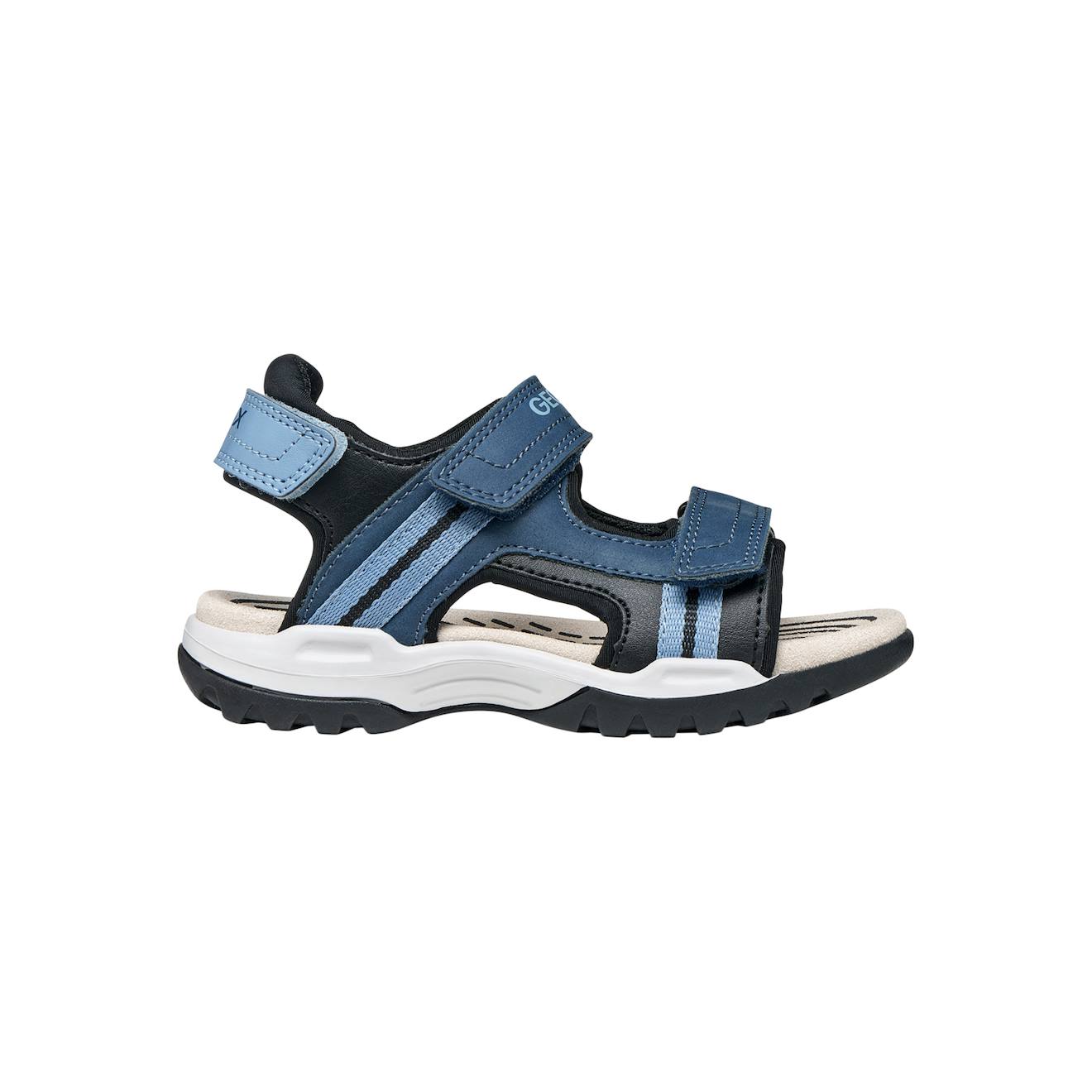 Sandales En Cuir Scratch Denim Noir 53$