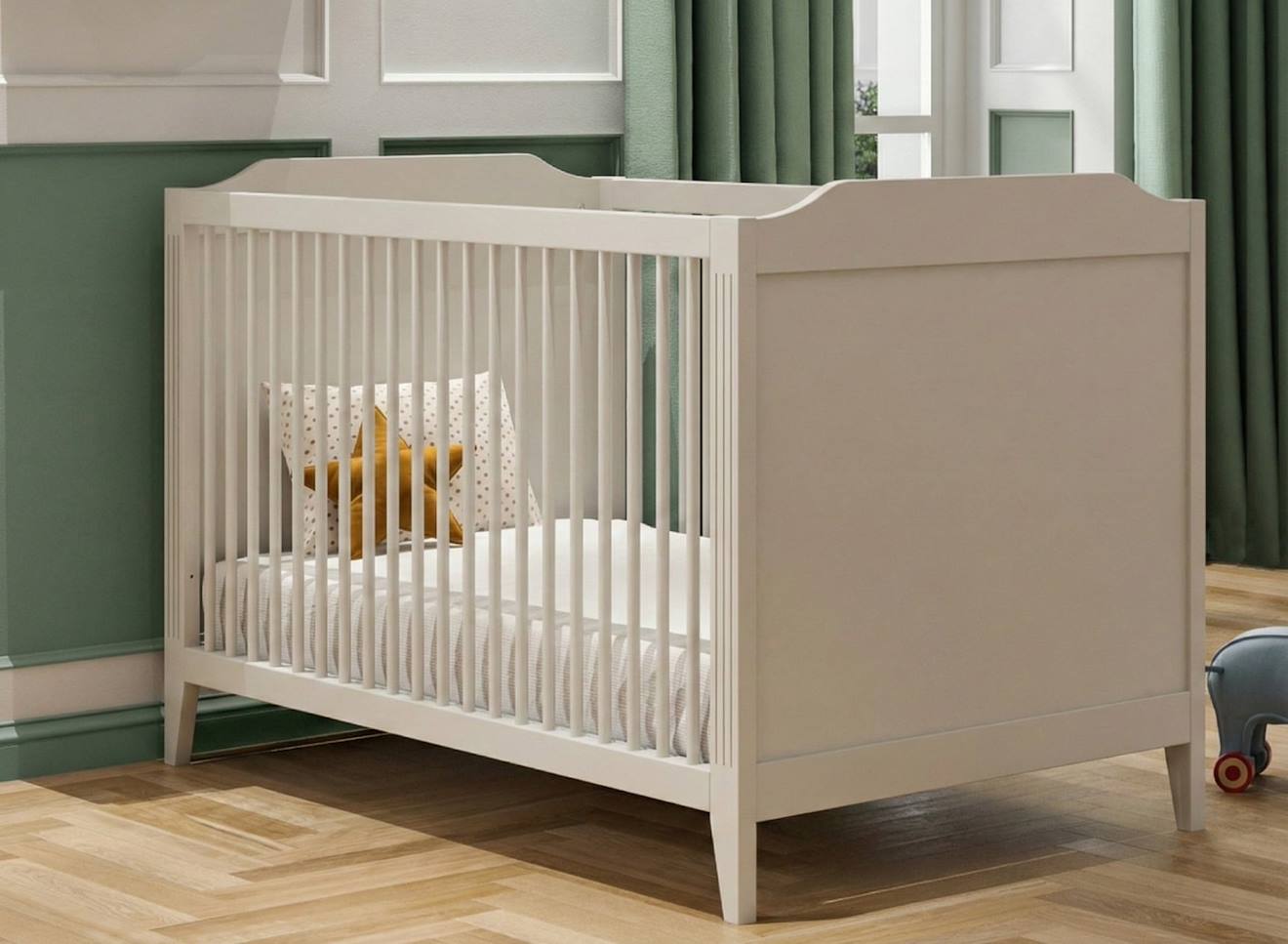 Lit Bébé Évolutif Héritage Crème