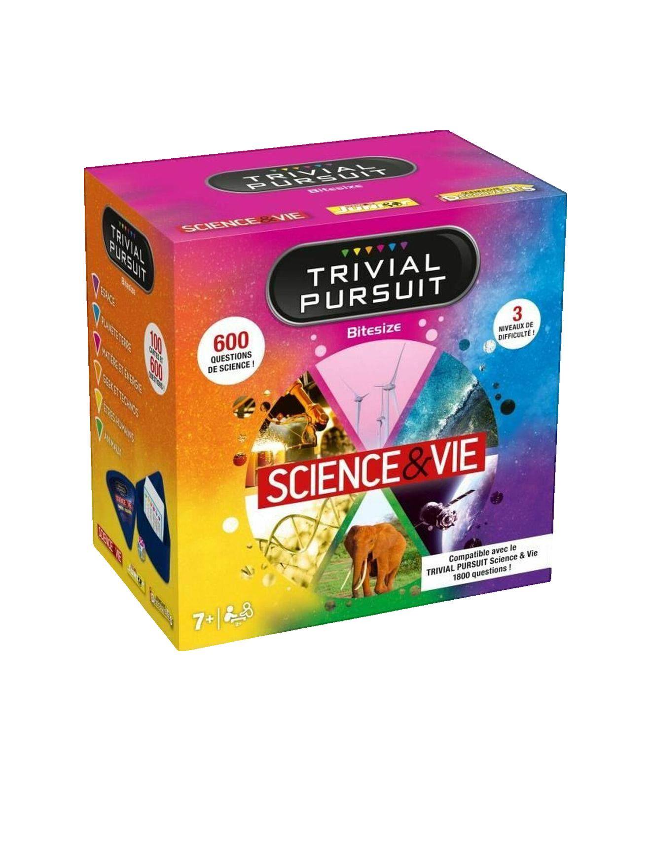 Jeu De Société Trivial Pursuit Voyage Science Et Vie – Quiz Éducatif – À Partir De 7 Ans Multicolore