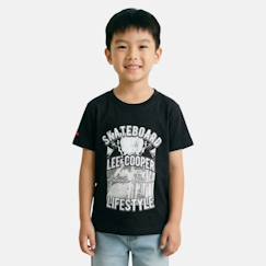 -T-shirt manches courtes garçon avec imprime skateboard