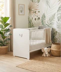 Chambre et rangement-Lit sérigraphié en bois - leaf