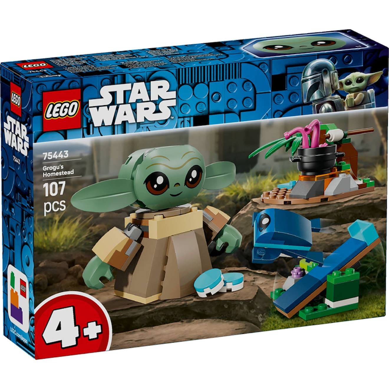 Lego 75443 - Chez Grogu Star Wars Multicolore