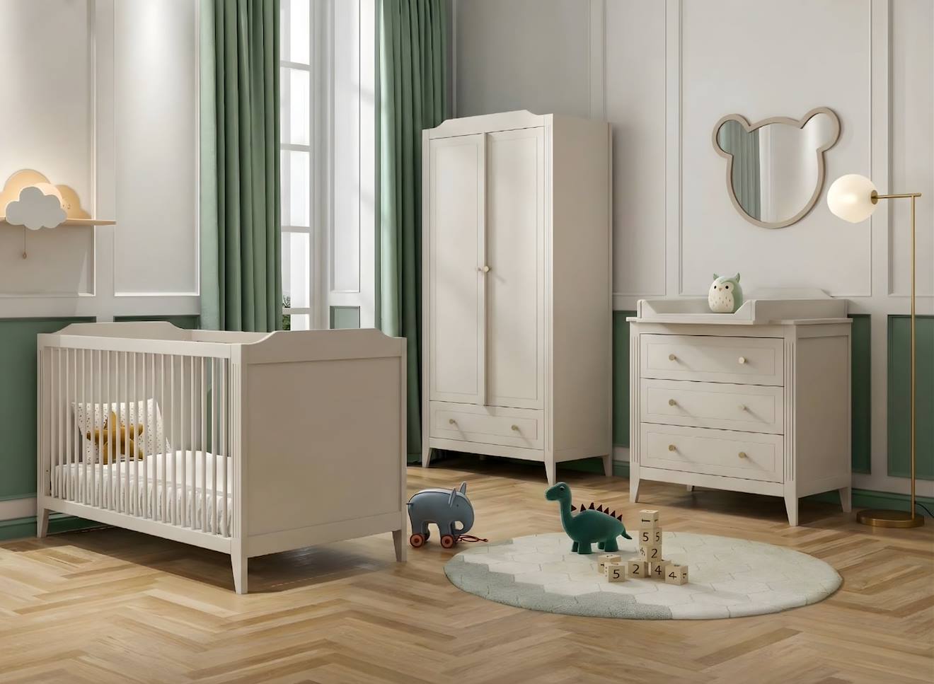 Chambre Bébé Complète Héritage Crème