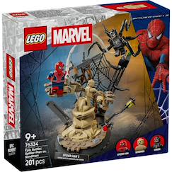 Jouet-Lego 76334 - combat sandman et spiderman