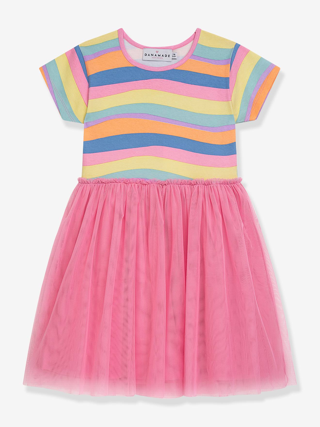 Robe fille avec haut color et jupe en tulle DANAMADE multicolore 40$