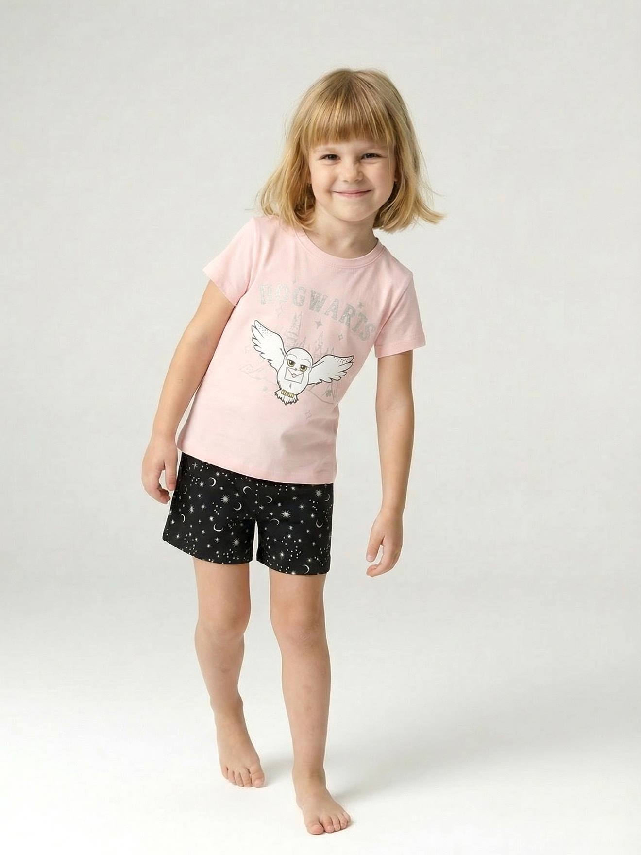 Pyjashort fille Harry Potter anthracite