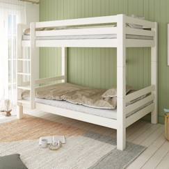 Chambre et rangement-Lit superposé h175 séparable extra-solide en bois massif hercule