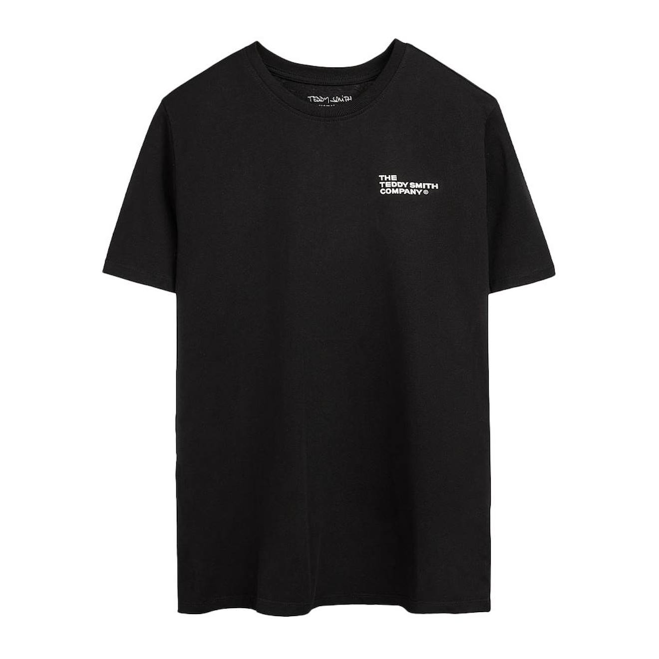 T-shirt Garçon À Manches Courtes Noir T-shirt Garçon À Manches Courtes Noir