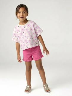 Short fille twill volant  - vertbaudet enfant