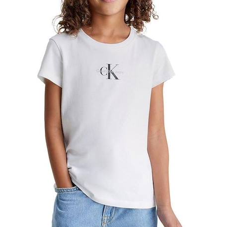 Fille-T-shirt, sous-pull-T-shirt fille à manches courtes