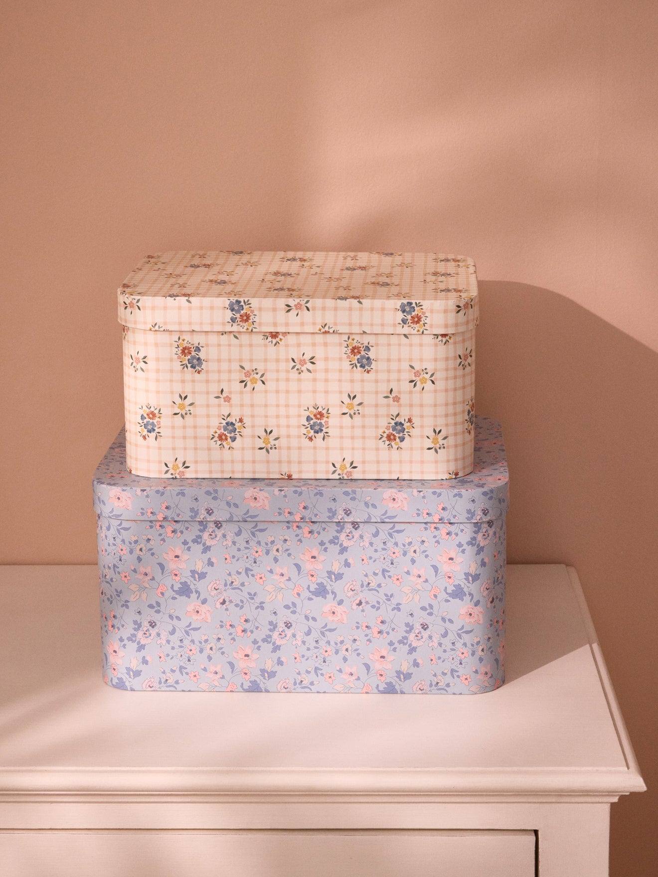 Boîte Gigogne rosemary Par Lot De 2 Imprimé Rosemary Fleur Multic
