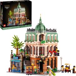 Jouet-Jeu de construction lego creator expert boutique-hôtel – 3066 pièces, architecture européenne, mini figurines, 33 cm, créativité immersive