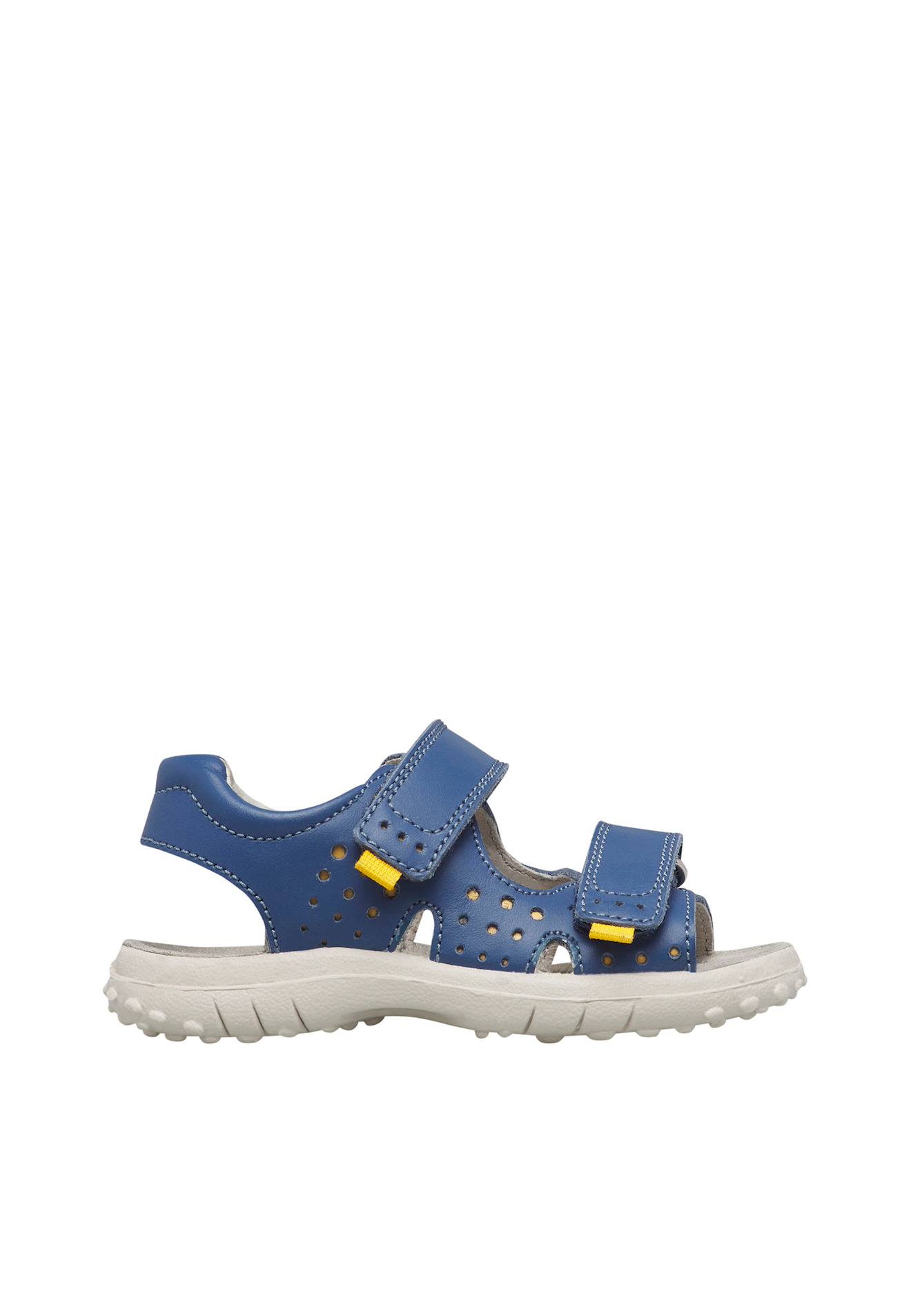 Sandales En Cuir Dumiki Bleu-jaune