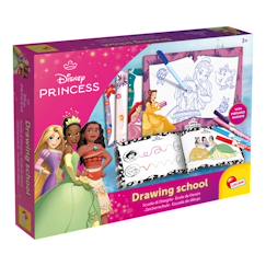 Jouet-Activités artistiques et musicales-Ecole de dessins + feutres parfumes princess Kit Créatif pour Dessiner