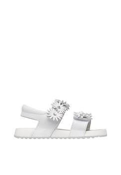 Chaussures-Sandales en cuir avec des fleurs lunia.