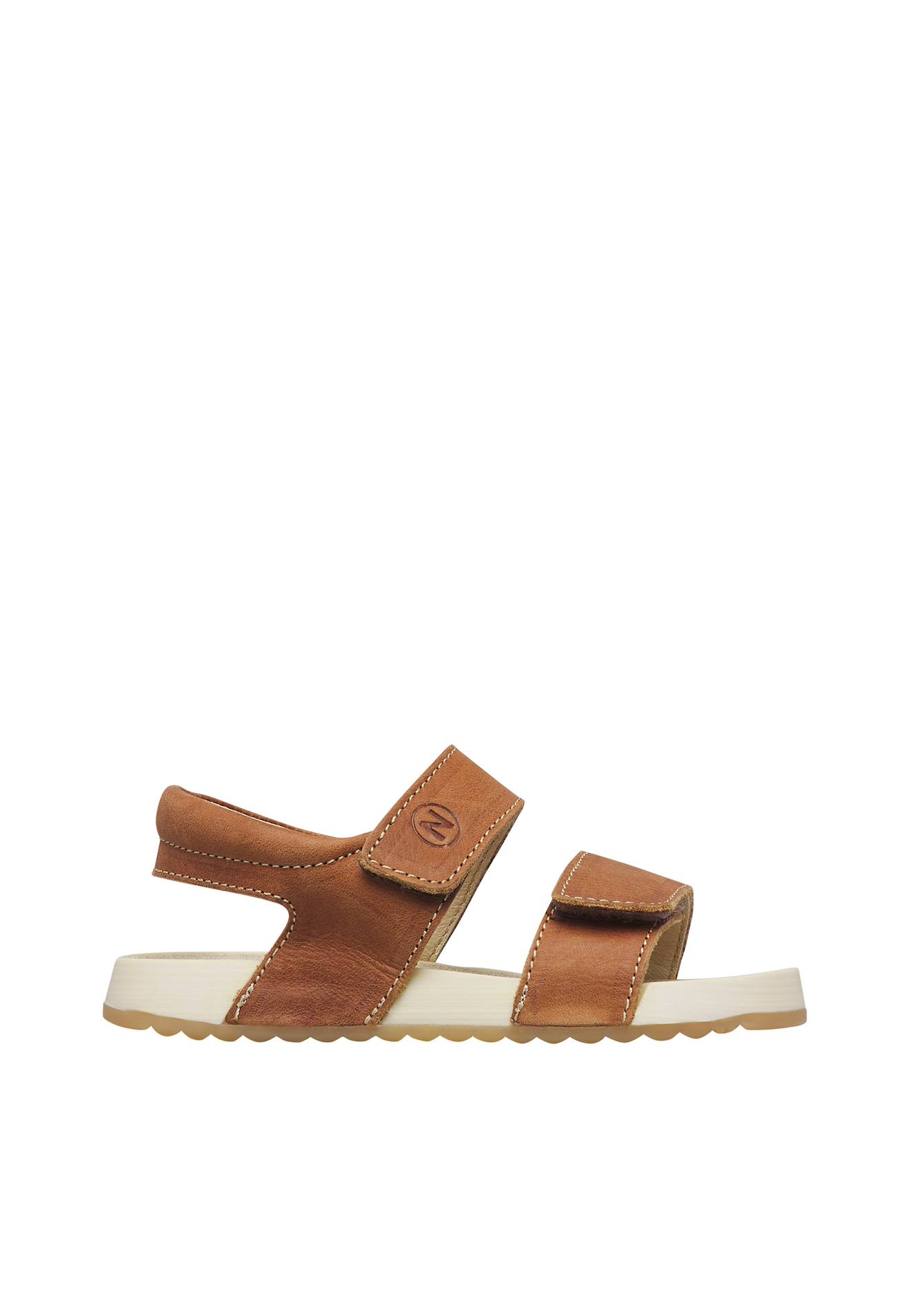 Sandales En Cuir Salny. Marron-