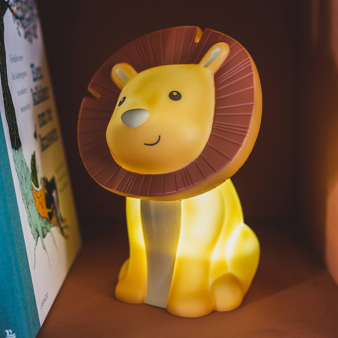 Veilleuse Rechargeable Hakuna Marron (20 Cm) Marron (Atelier Pierre Junior) - Image 1